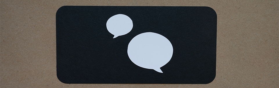 speech bubbles