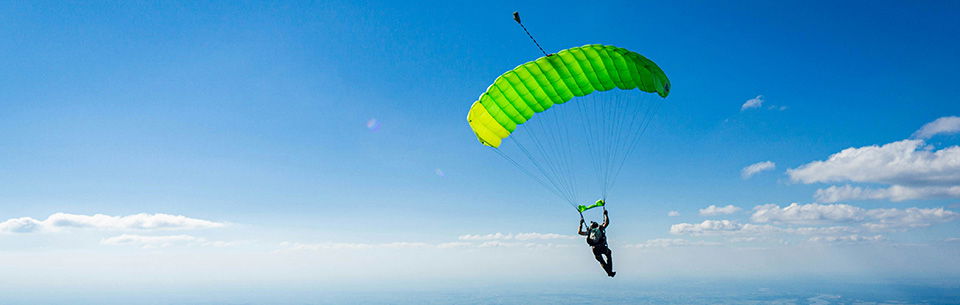 Person Skydiving