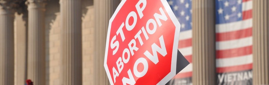 Stop Abortion Now sign