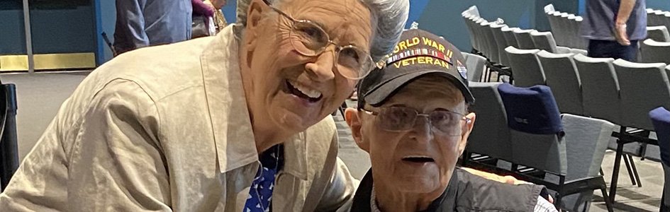 102-Year-Old WW II Veteran Visits the Creation Museum