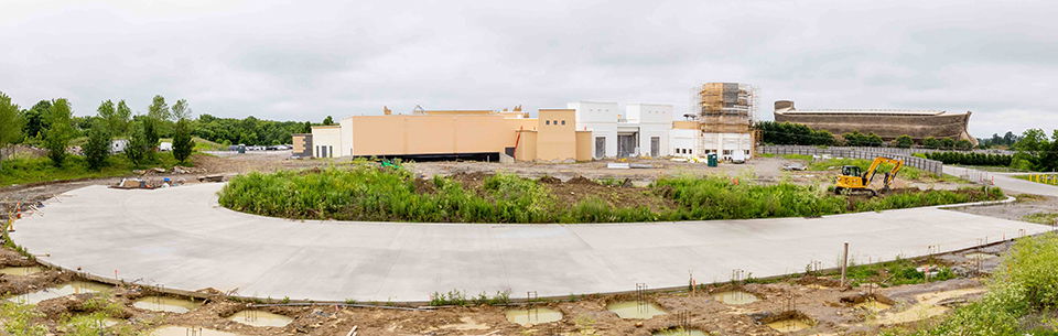 Welcome Center under construction