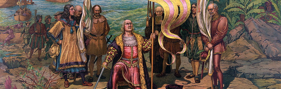 Painting of Columbus