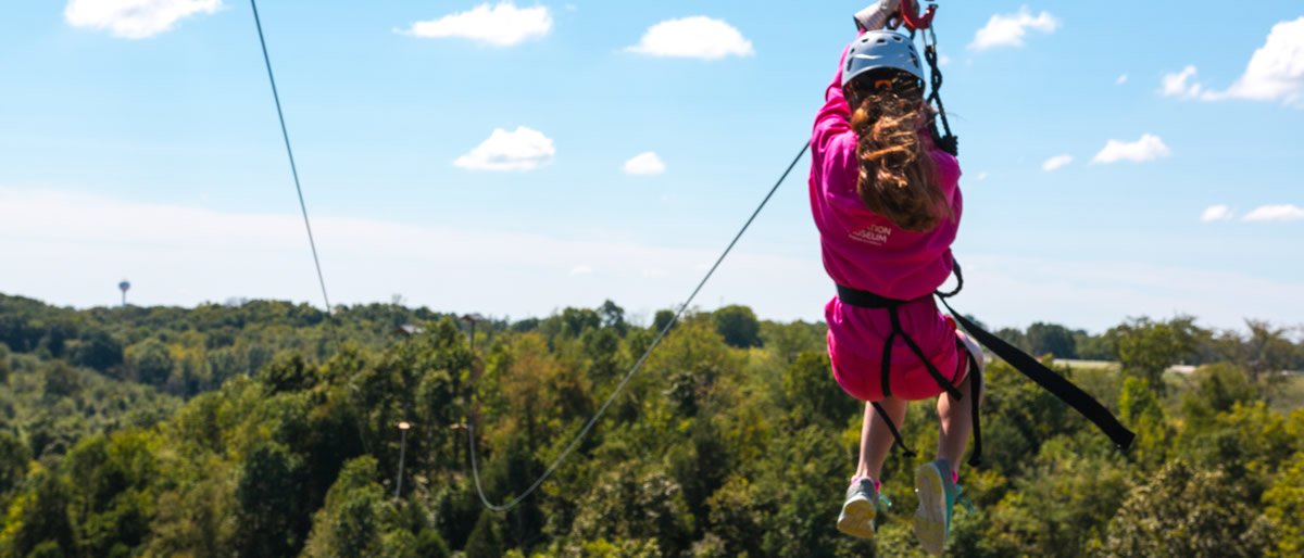 Ride the Zip Lines at Ark Encounter