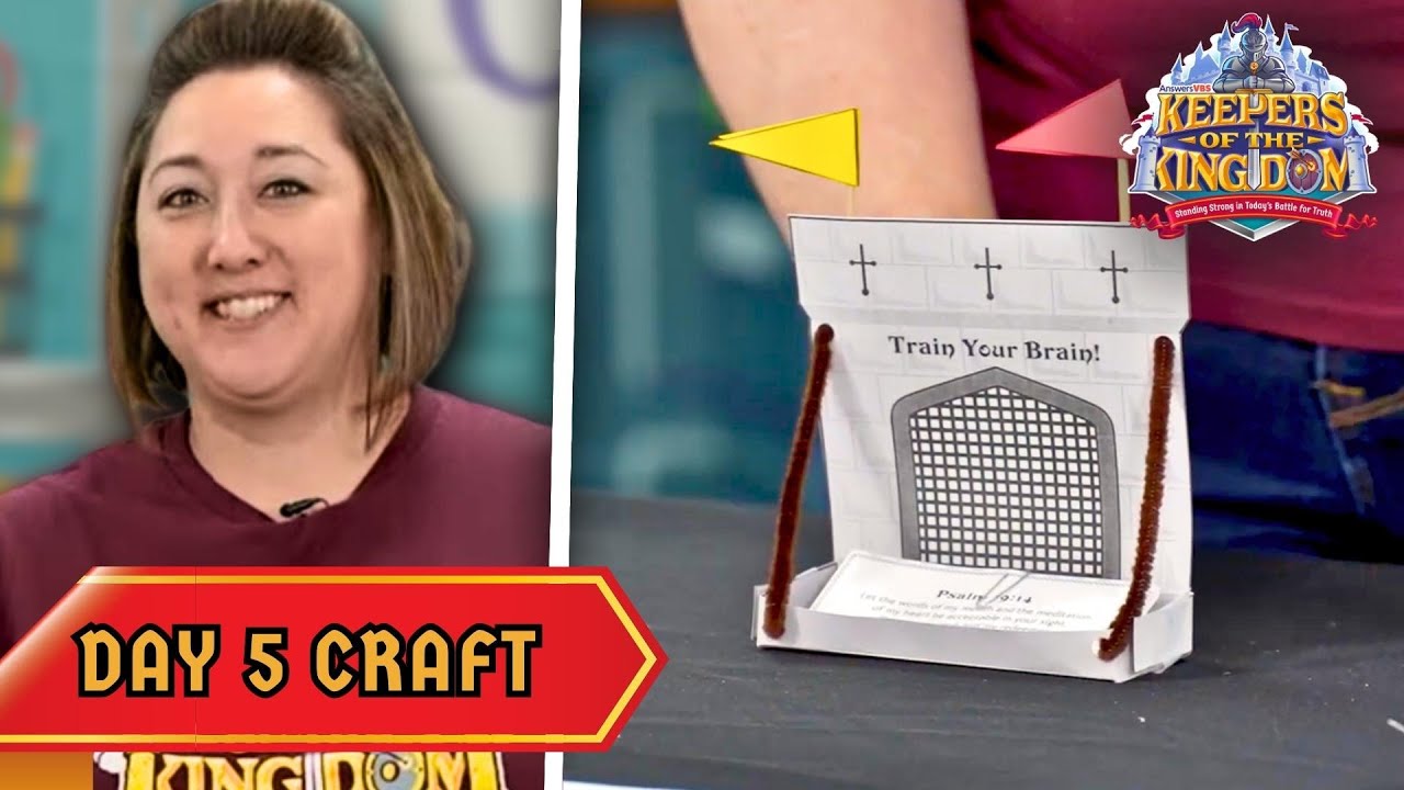 Train Your Brain Card Caddy! | Keepers of the Kingdom VBS: Day 5 Craft