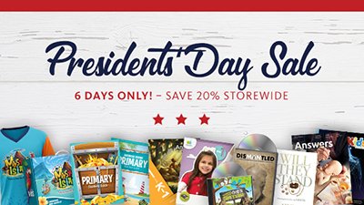 Save 20% and Get Free Shipping for President’s Day