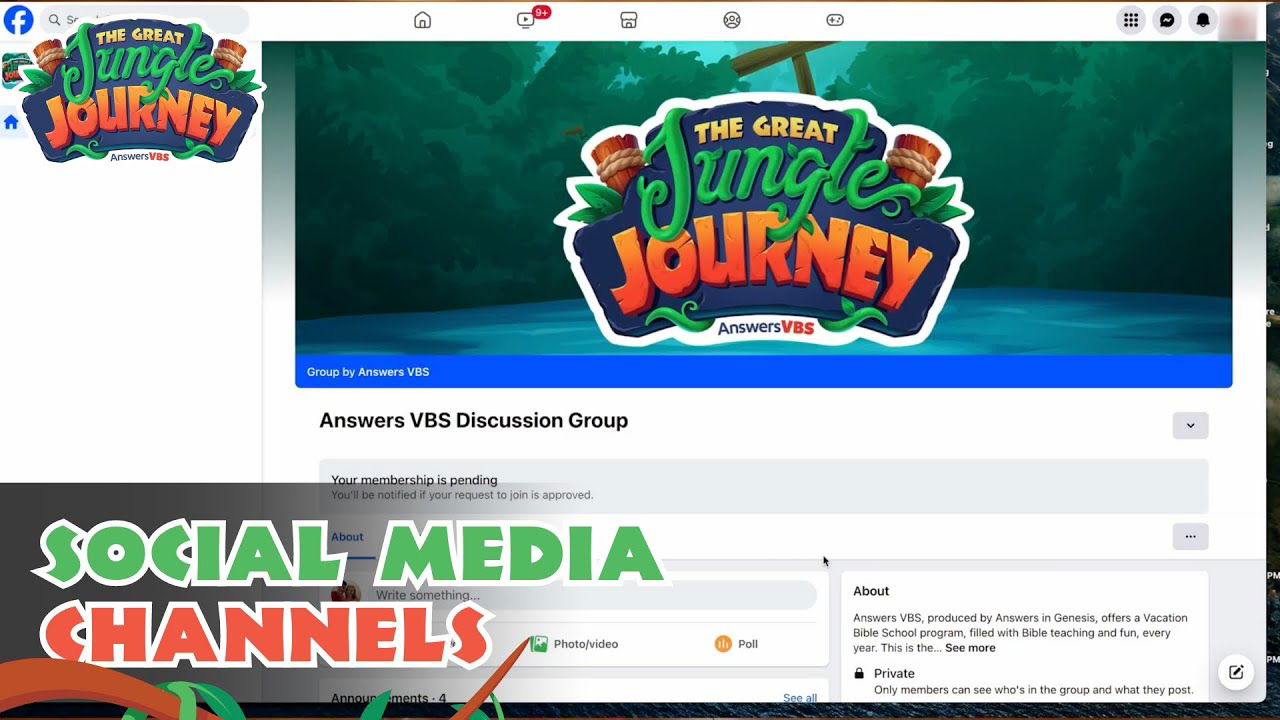 Find Help and Community on These Social Media Pages | The Great Jungle Journey VBS