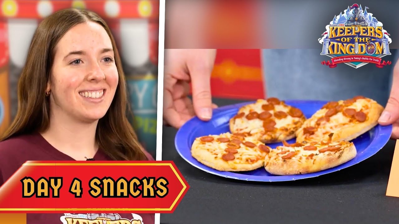 Mini Pizza & Cracker Shields! | Keepers of the Kingdom VBS: Day 4 Snacks