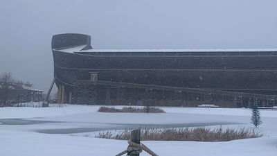 Huge Storm Turns Ark Encounter and Creation Museum into Winter Wonderlands