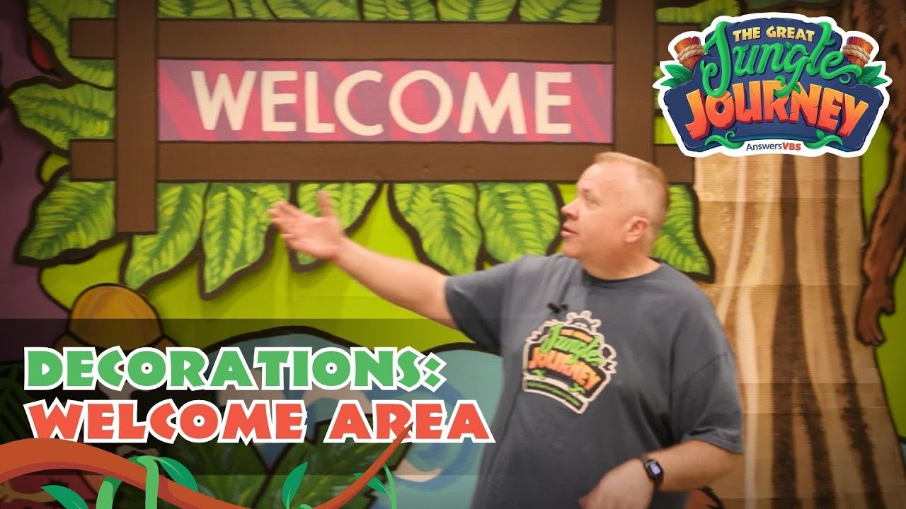 How to Create Your Welcome Area | The Great Jungle Journey VBS: Decorations