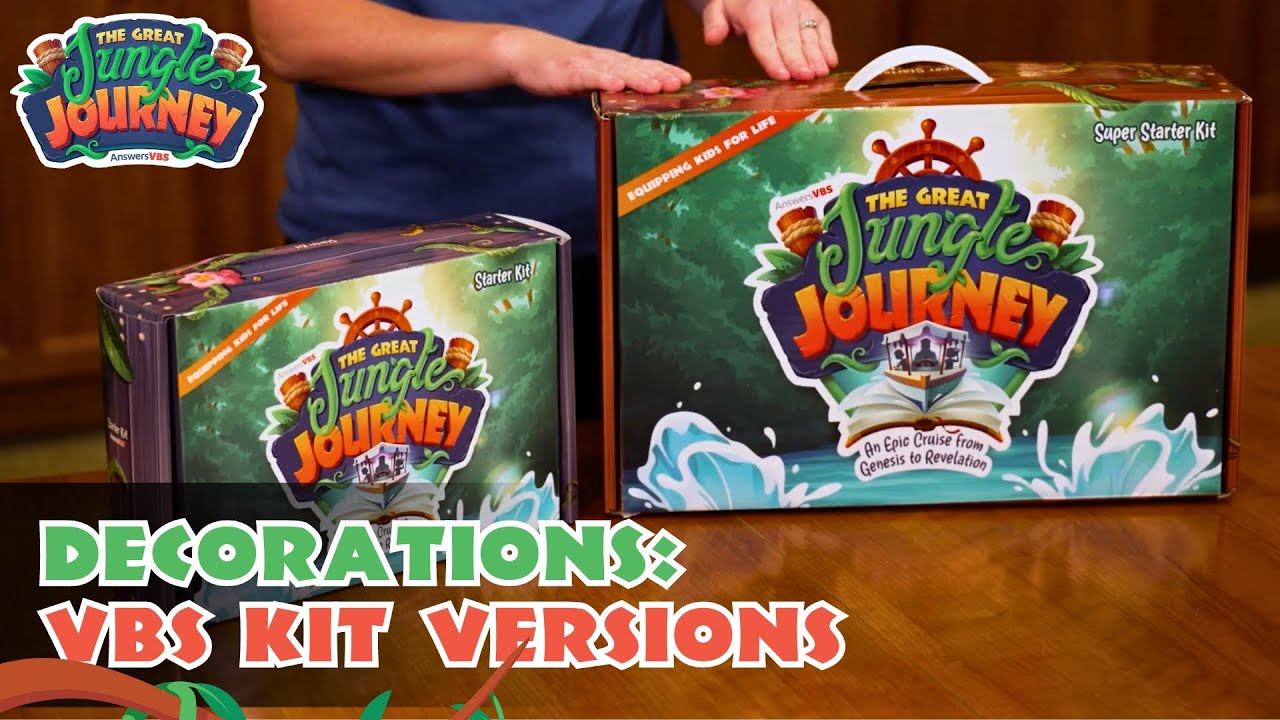 Starter Kit and Super Starter Kit Bible Versions | The Great Jungle Journey VBS: Decorations