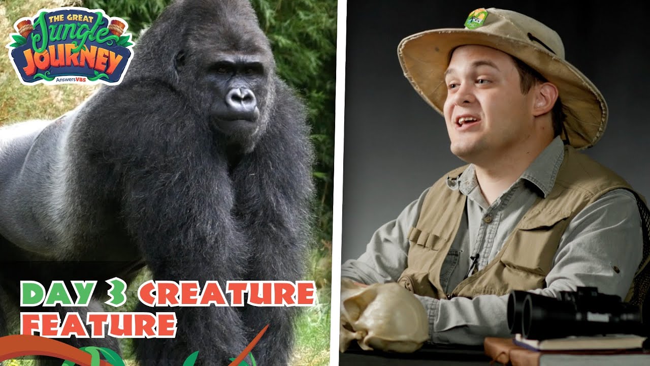Strong Silverback Gorilla! Creature Feature: Day 3 | The Great Jungle Journey VBS