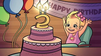 Baby Plants & Birthday Cake
