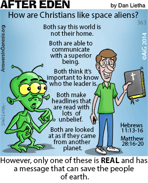 Christians Like Space Aliens?