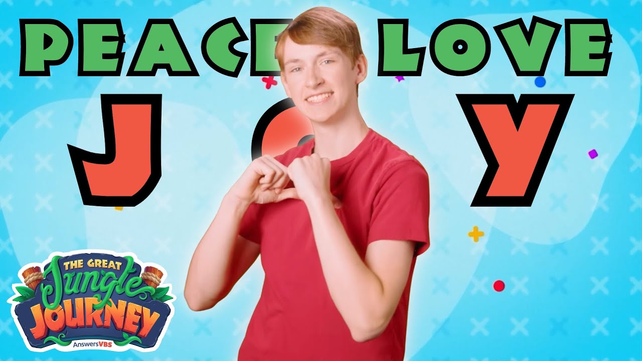 “Peace Love Joy” Hand Motions | The Great Jungle Journey VBS