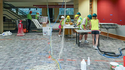 Construction Update: Volunteers Clear Out New AiG Headquarters