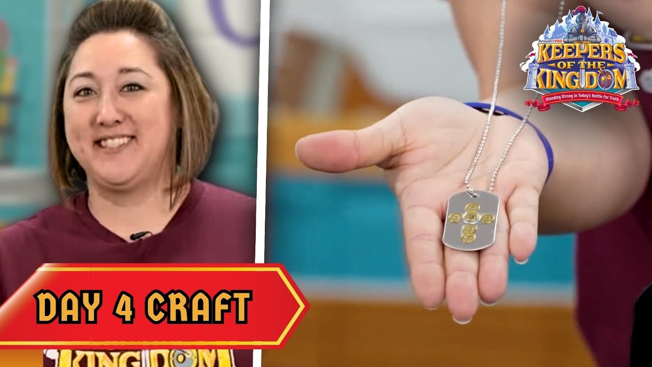 Faith Shield Necklace! | Keepers of the Kingdom VBS: Day 4 Craft