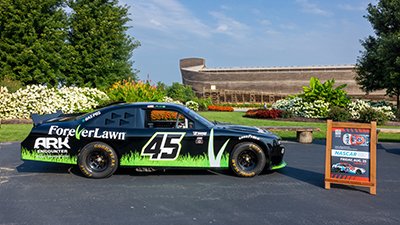 NASCAR Xfinity Driver Jeffrey Earnhardt’s #45 Car Sports Ark Encounter Logo for August 25 Race at Daytona