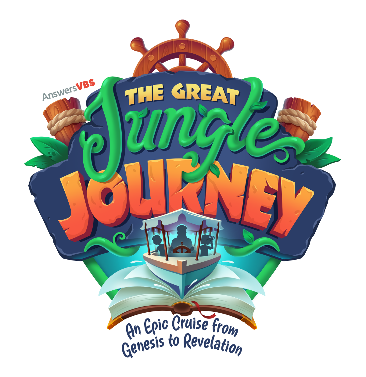 VBS 2024 Theme: The Great Jungle Journey Logo | Answers VBS