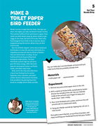 Make a Toilet Paper Bird Feeder