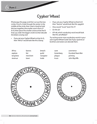 Cypher Wheel: John Wycliffe