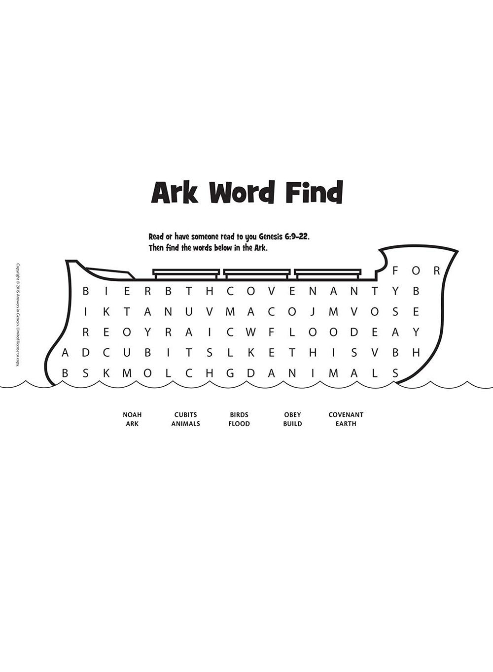 Ark Word Find