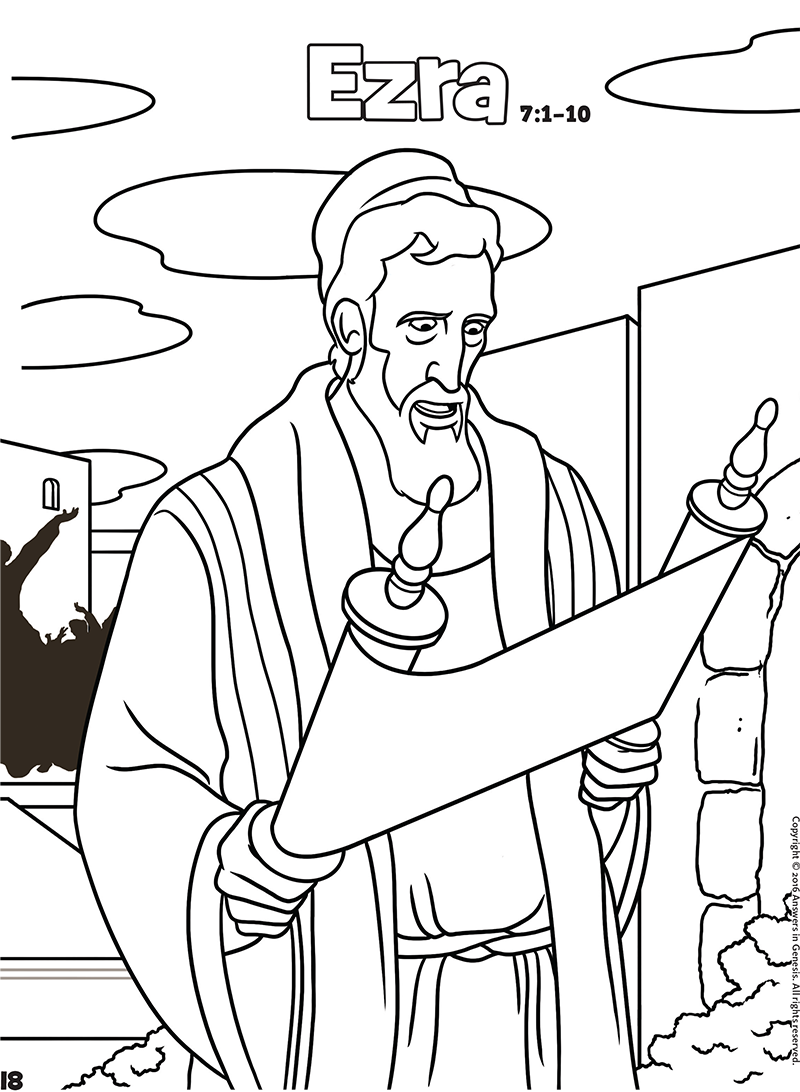 Ezra Coloring Page - Team Coloring