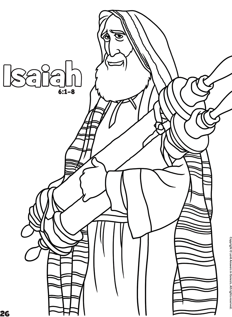 nahum the prophet printable coloring pages