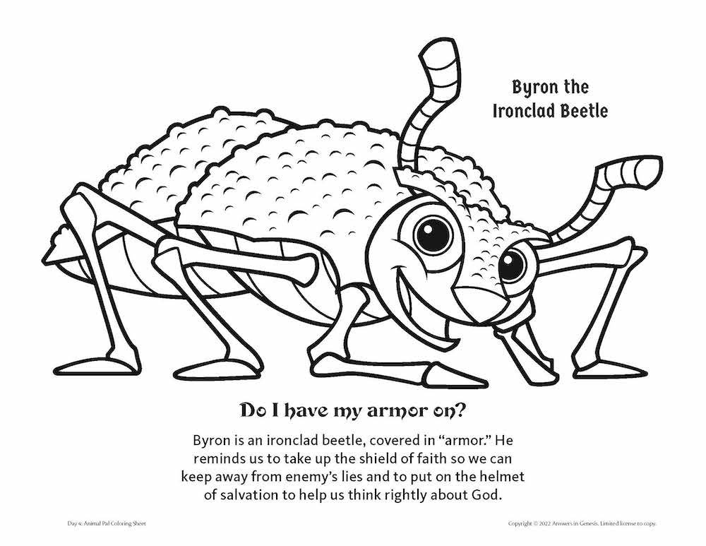 Byron the Ironclad Beetle