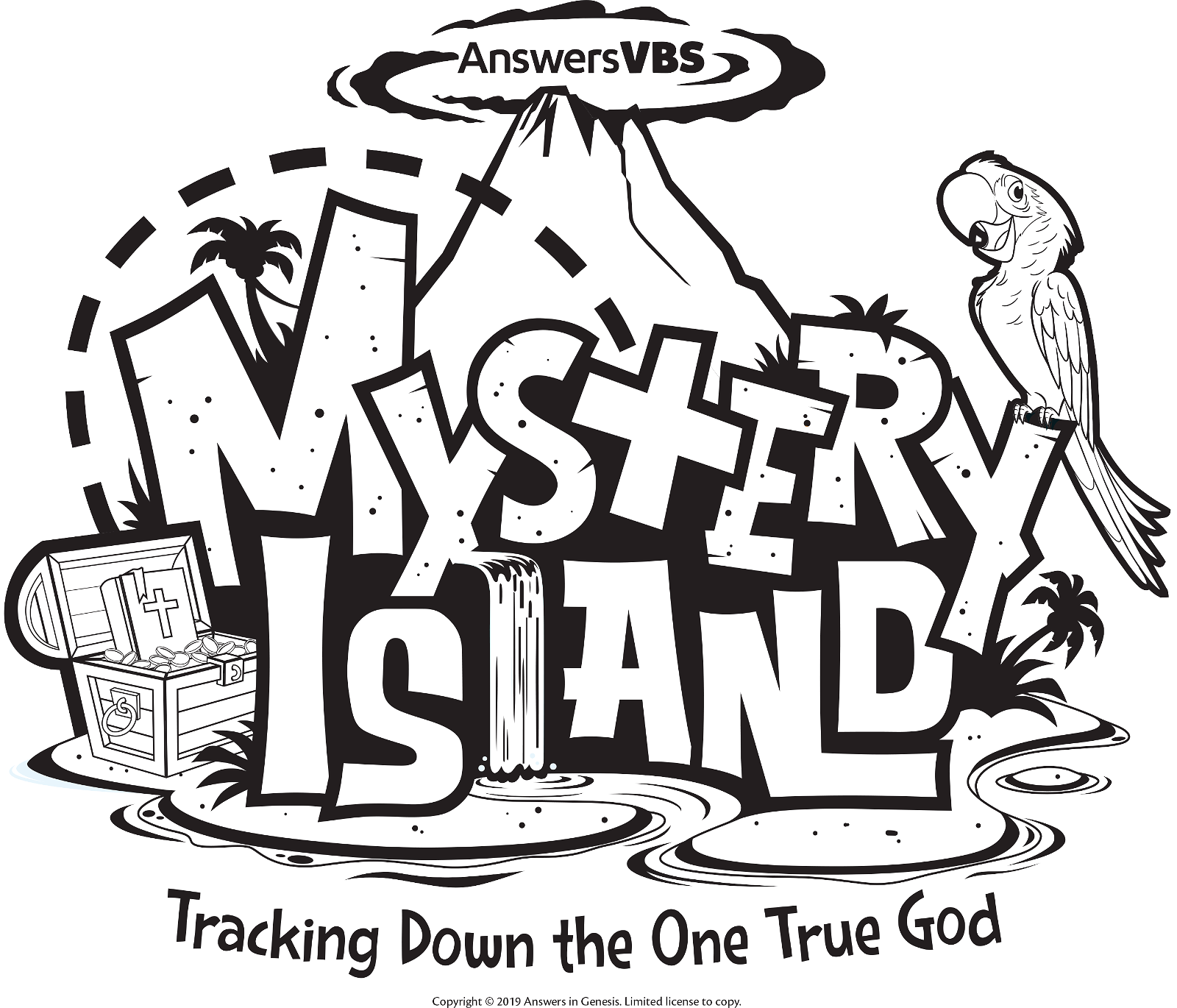 Mystery Island Coloring