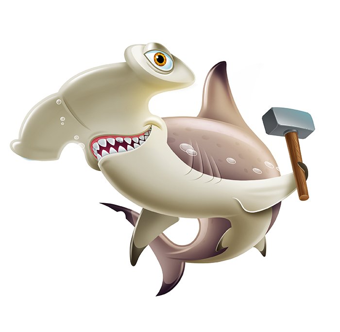 Hammerhead Shark Bookmark