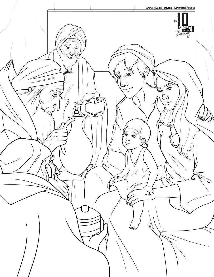 Baby Jesus and the Wise Men