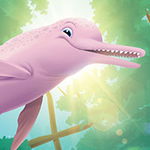 Rose the Pink River Dolphin
