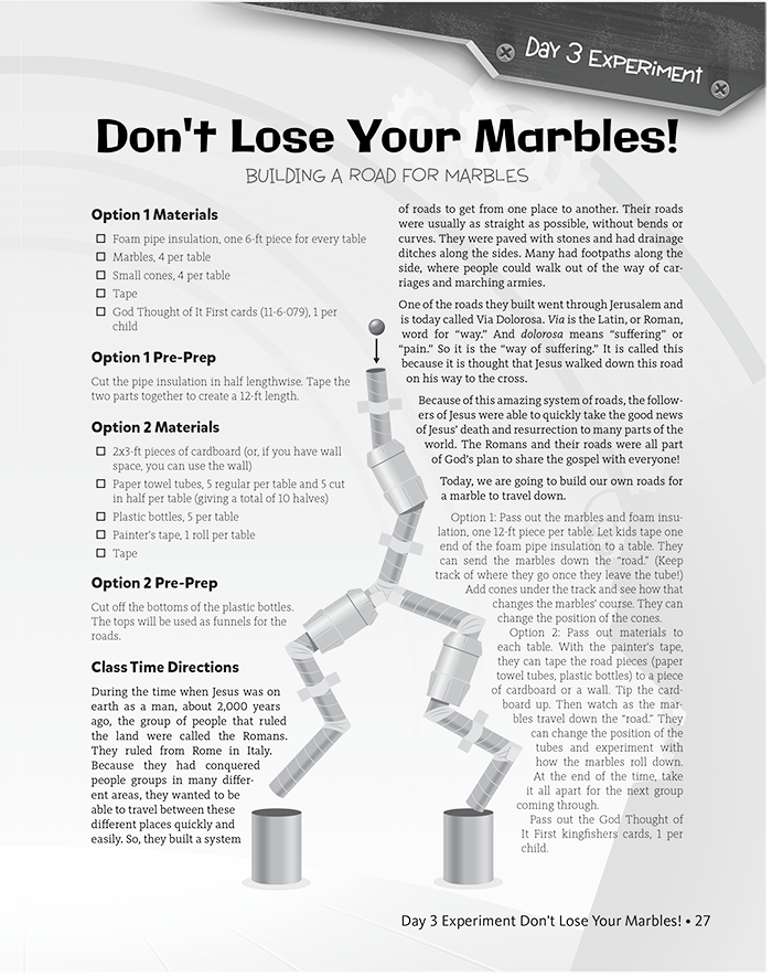Don't Lose Your Marbles!