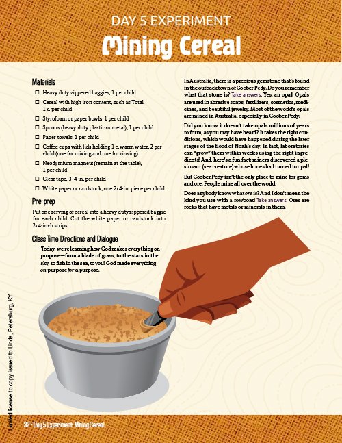 Mining Cereal