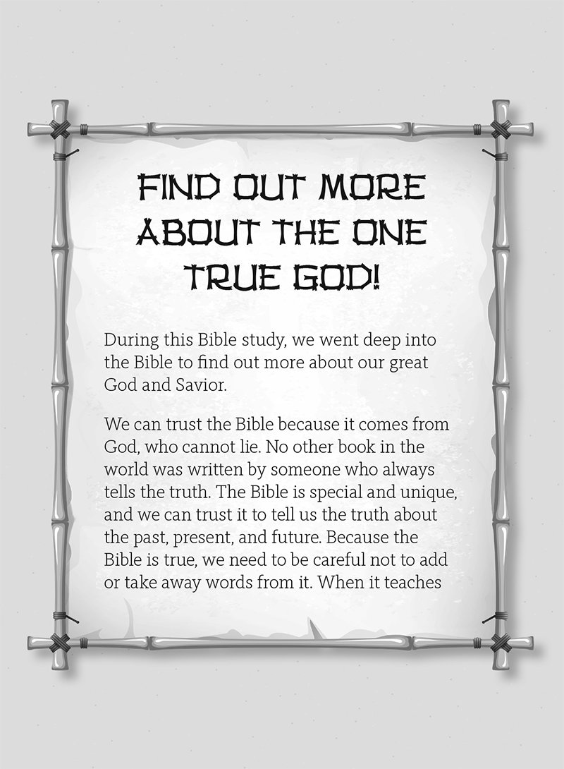 Find Out More about the One True God