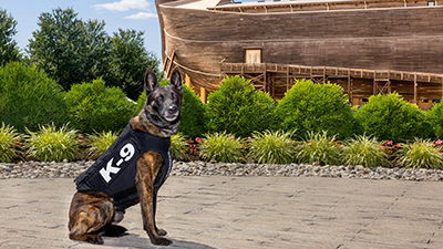 AiG Department of Public Safety K9 Obadiah Receives Donation of Body Armor