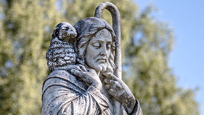 The Good Shepherd and the Three Gardens
