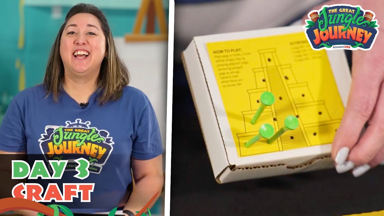 Tricky Triangle Game! | The Great Jungle Journey VBS: Day 3 Craft