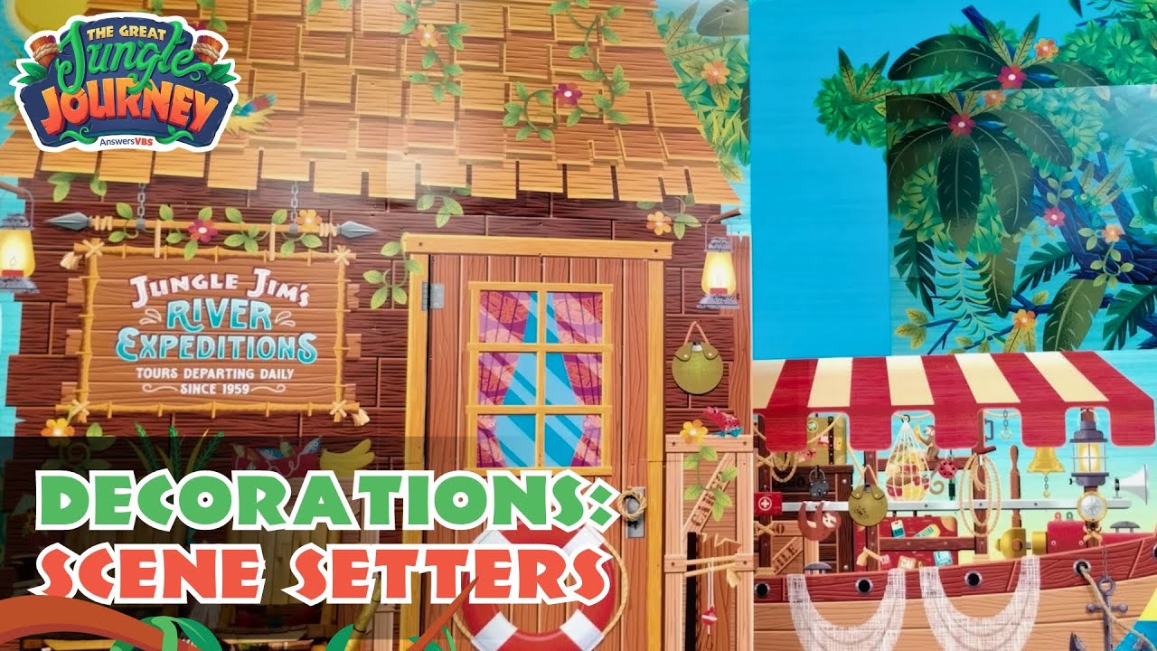Brand-New Scene Setters! | The Great Jungle Journey VBS: Decorations