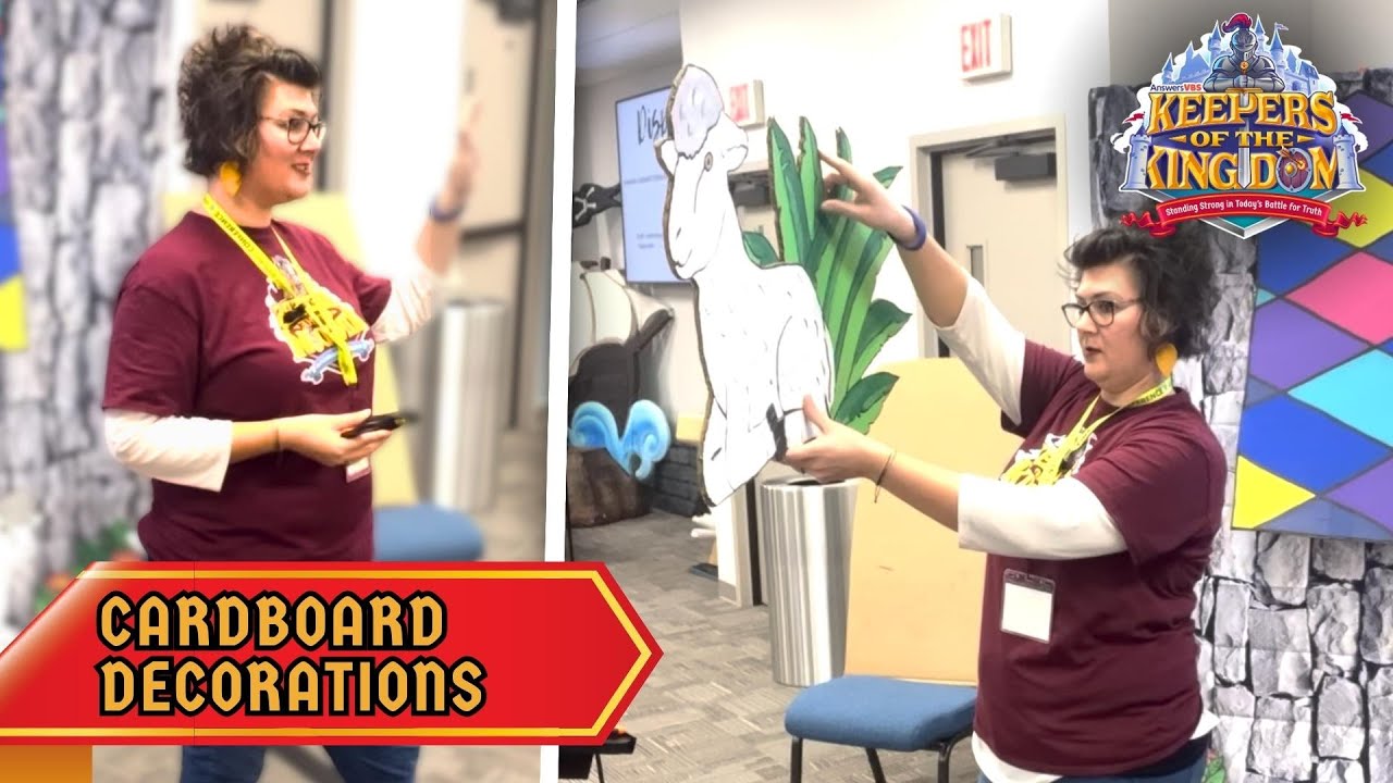 How to Easily Make Cardboard Decorations! | Keepers of the Kingdom VBS