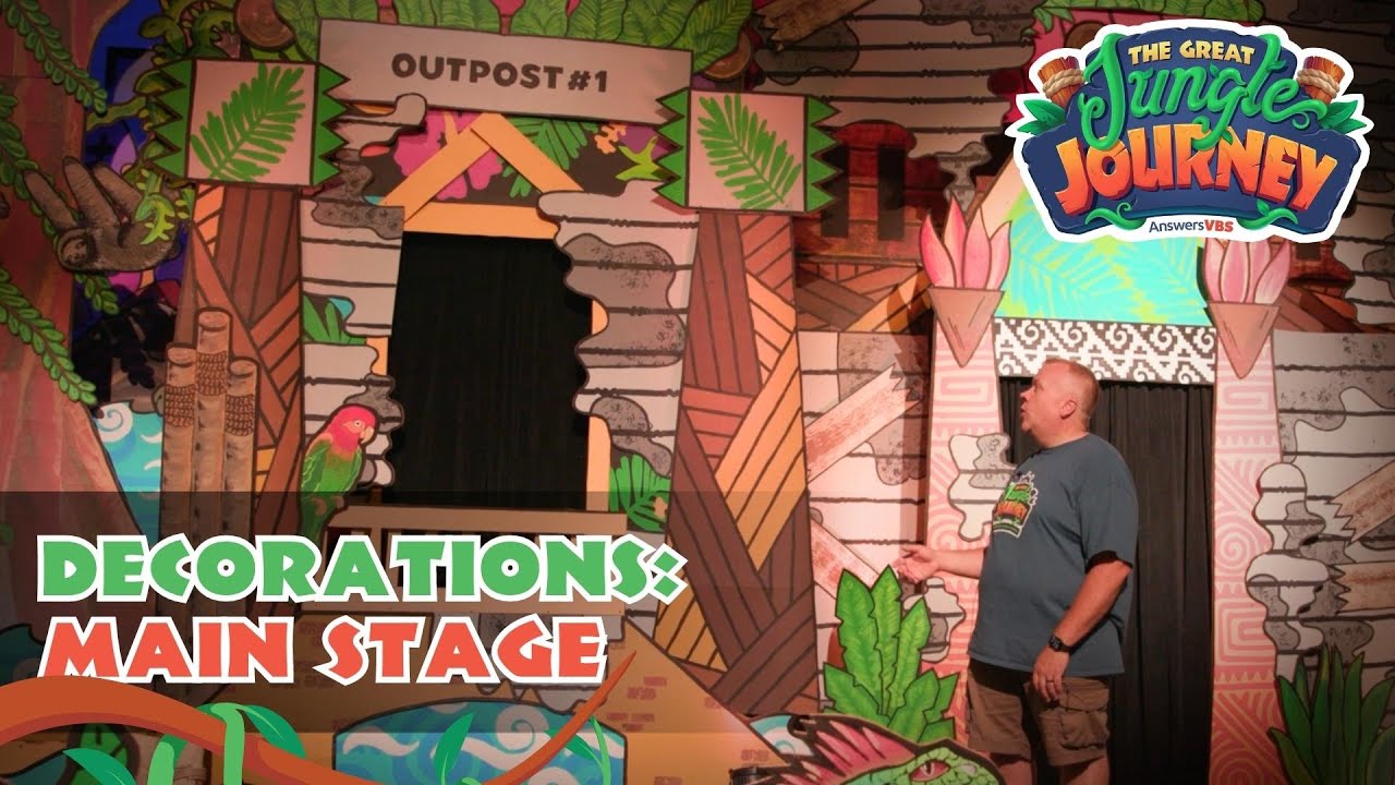 The Main Stage for VBS! | The Great Jungle Journey VBS: Decorations