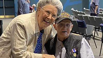 102-Year-Old WW II Veteran Visits the Creation Museum