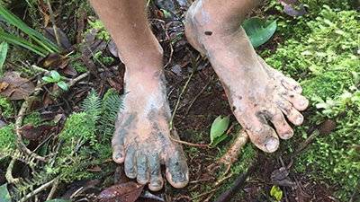 Walking Barefoot