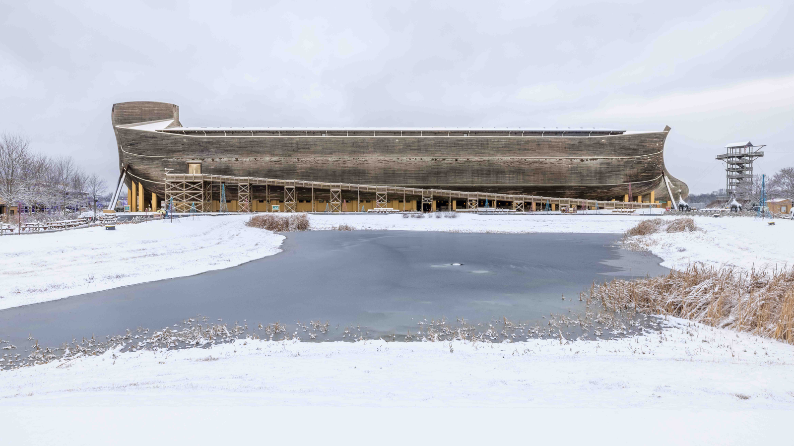 A Winter Wonderland at the Ark and Creation Museum