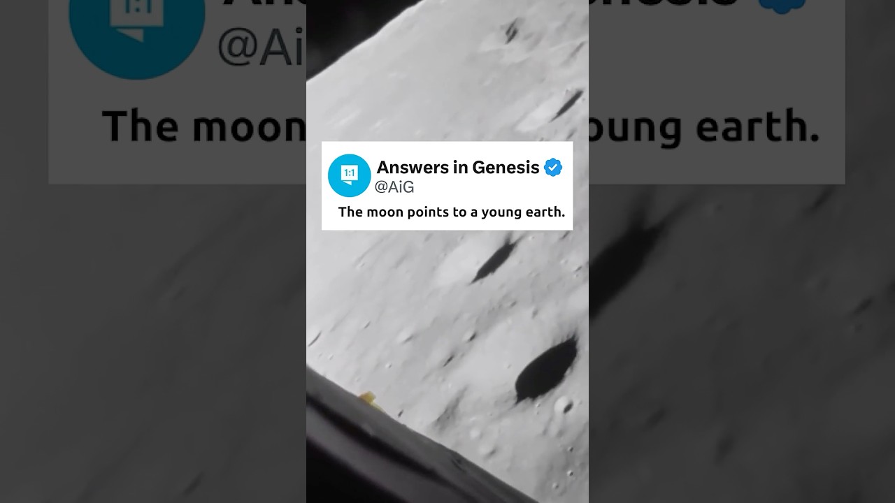 The Moon Proclaims That the Universe Is Young