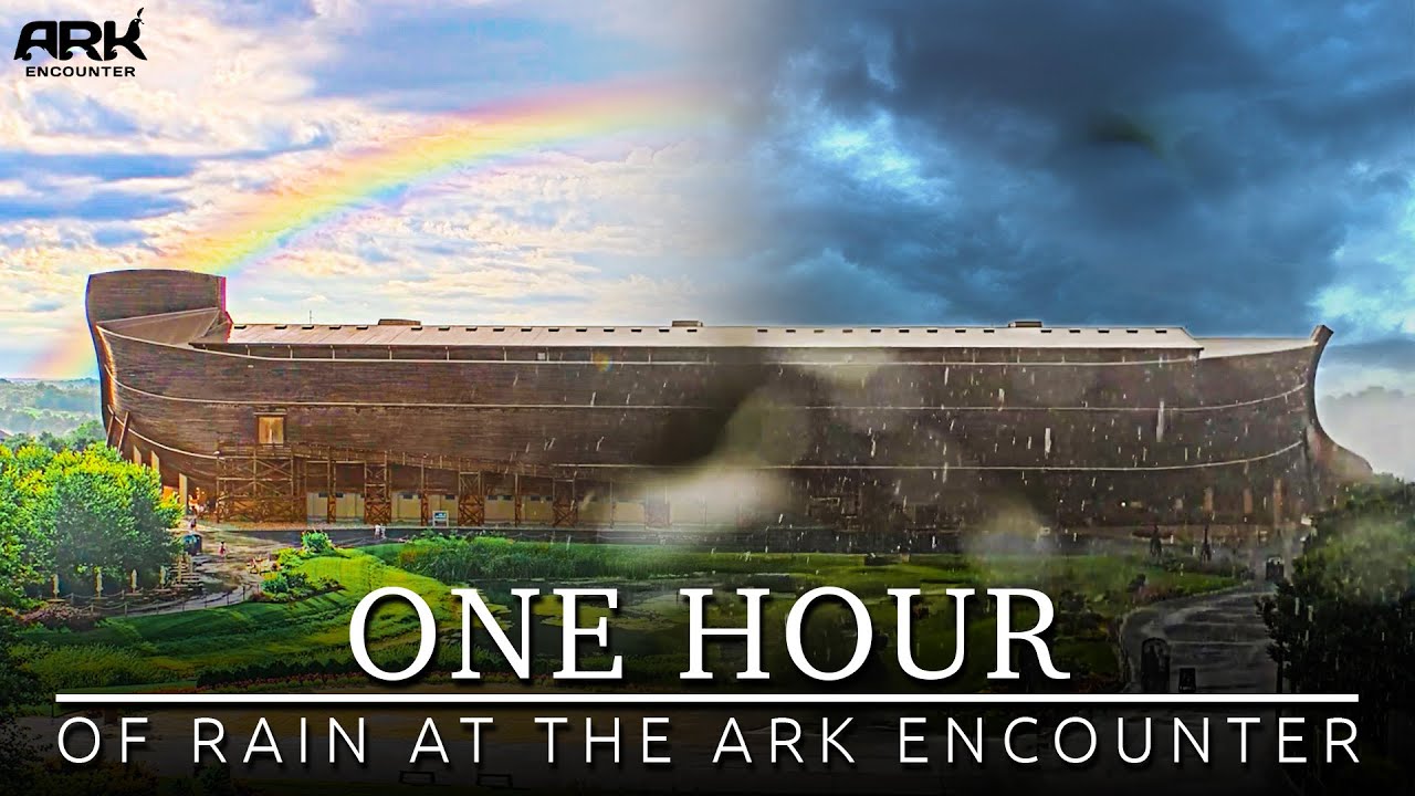 One Hour of Rain at the Ark Encounter | Sounds for Studying, Sleeping, & Reading | No Interruptions