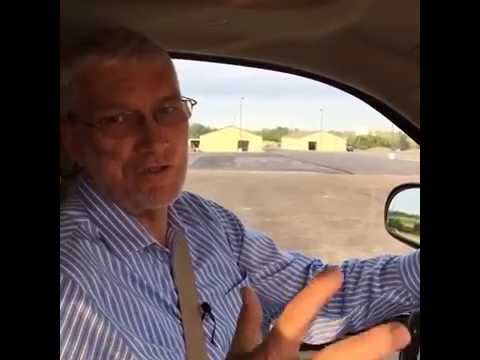 Driving on the Ark Shuttle Road for the First Time