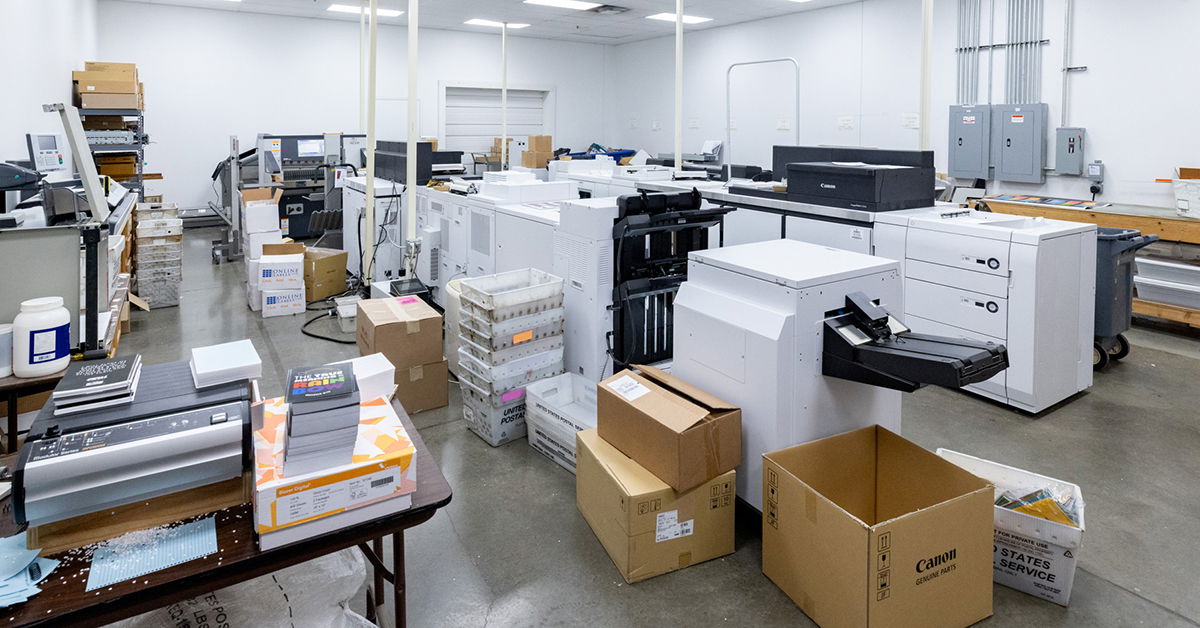 Behind the Scenes Our InHouse Print Shop Answers in Genesis