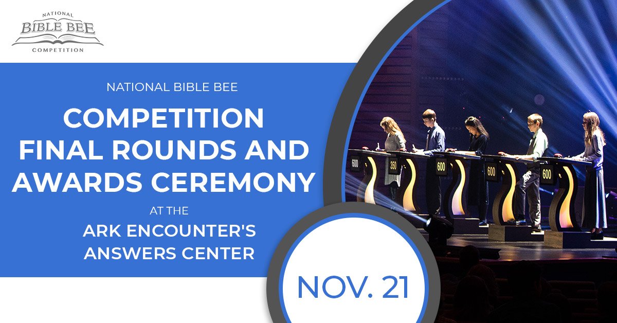 National Bible Bee Competition at the Ark Answers in Genesis