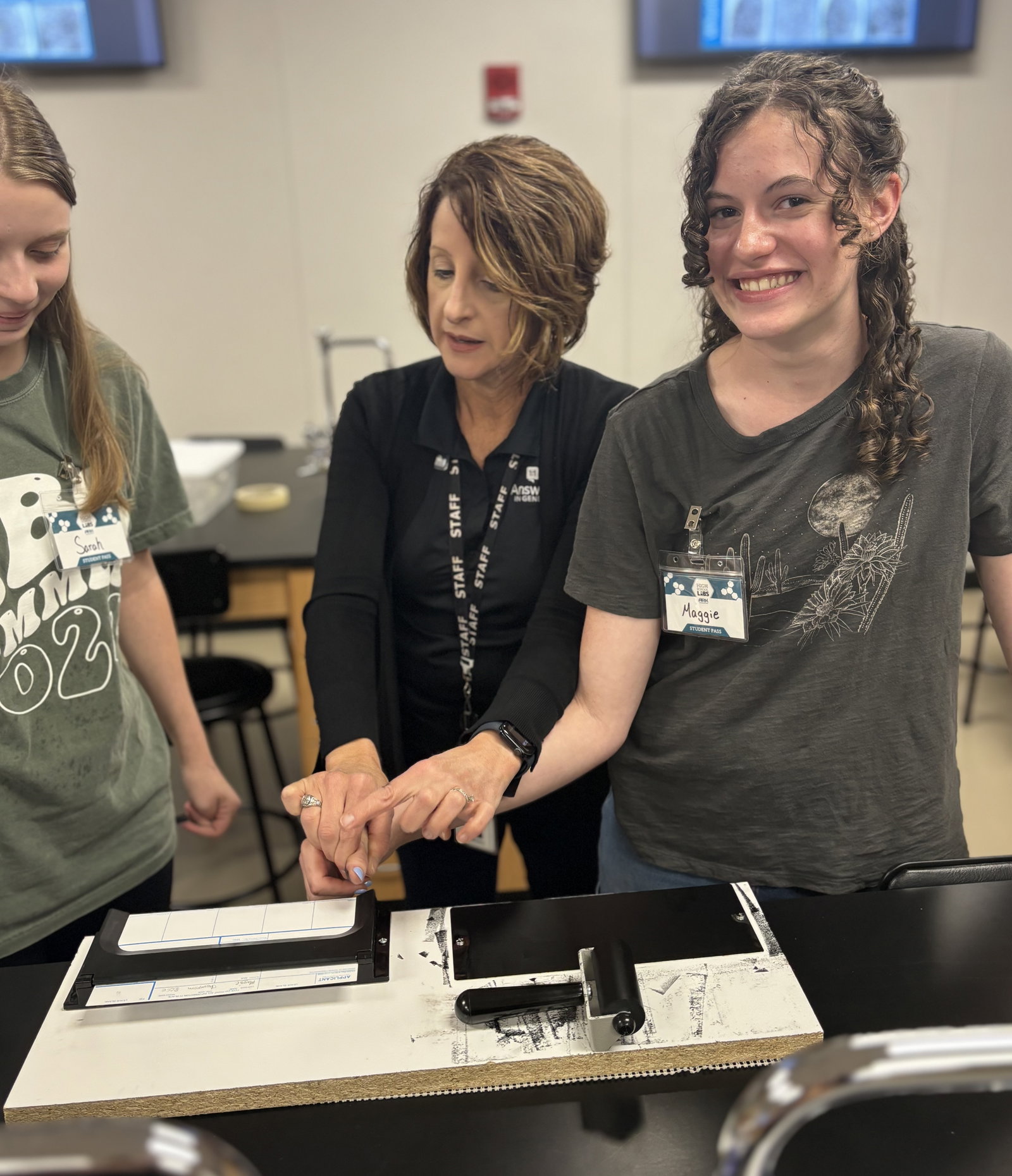 Dr. Rivera and students